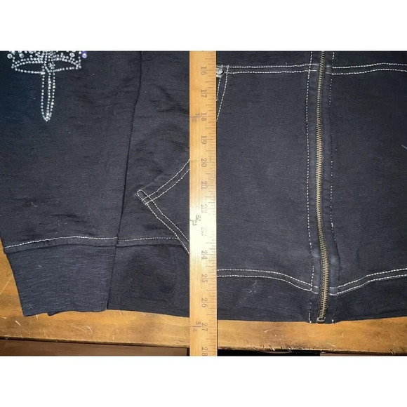 LL Cool J/Todd Smith Black Silver "MCMLXVIII" Hoodie Size XXL - Picture 4 of 16